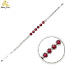  Gümüş Zirkon Taşlı Bilezik / Bileklik